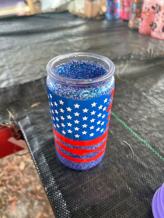 Dry glitter tumbler